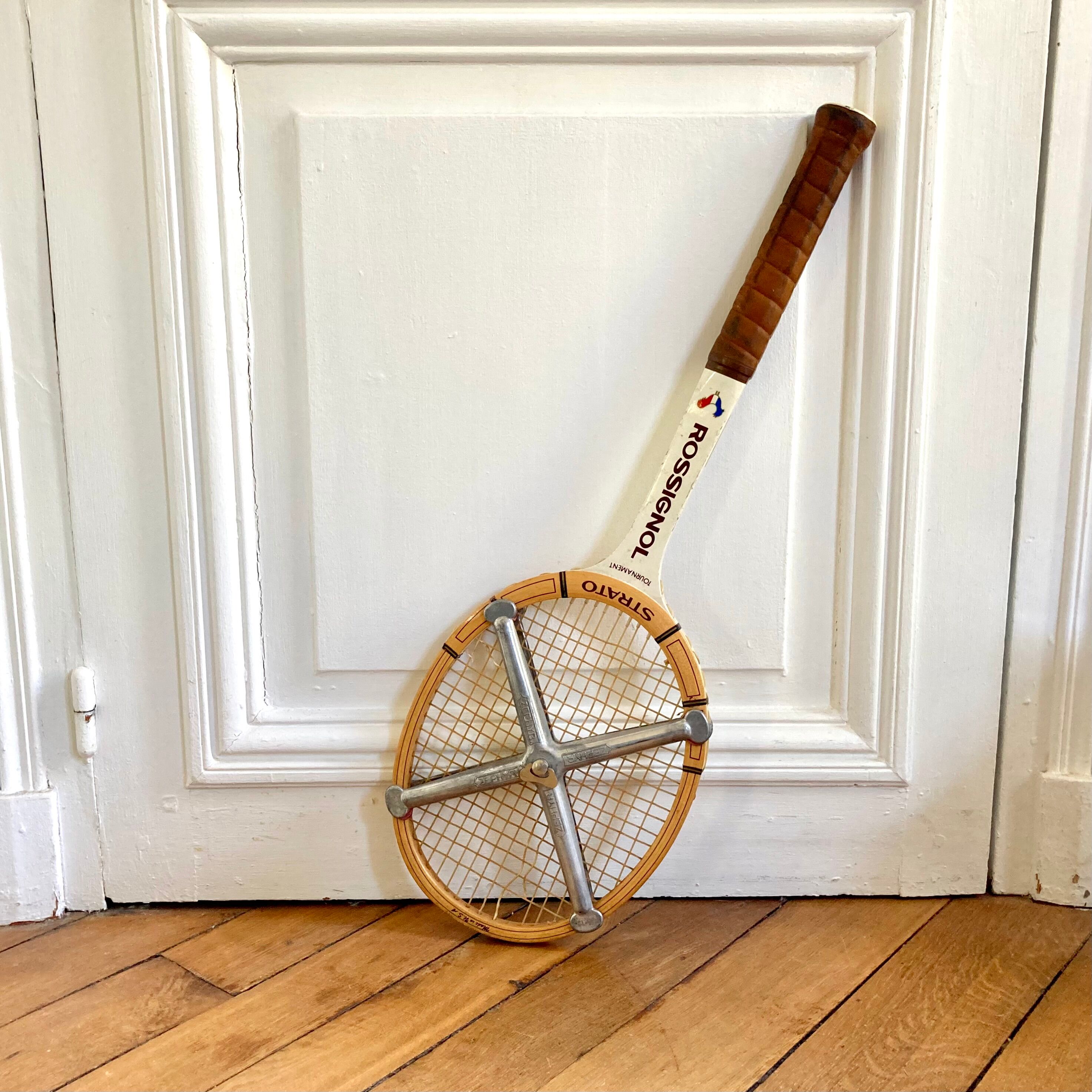 Rossignol wooden tennis racket