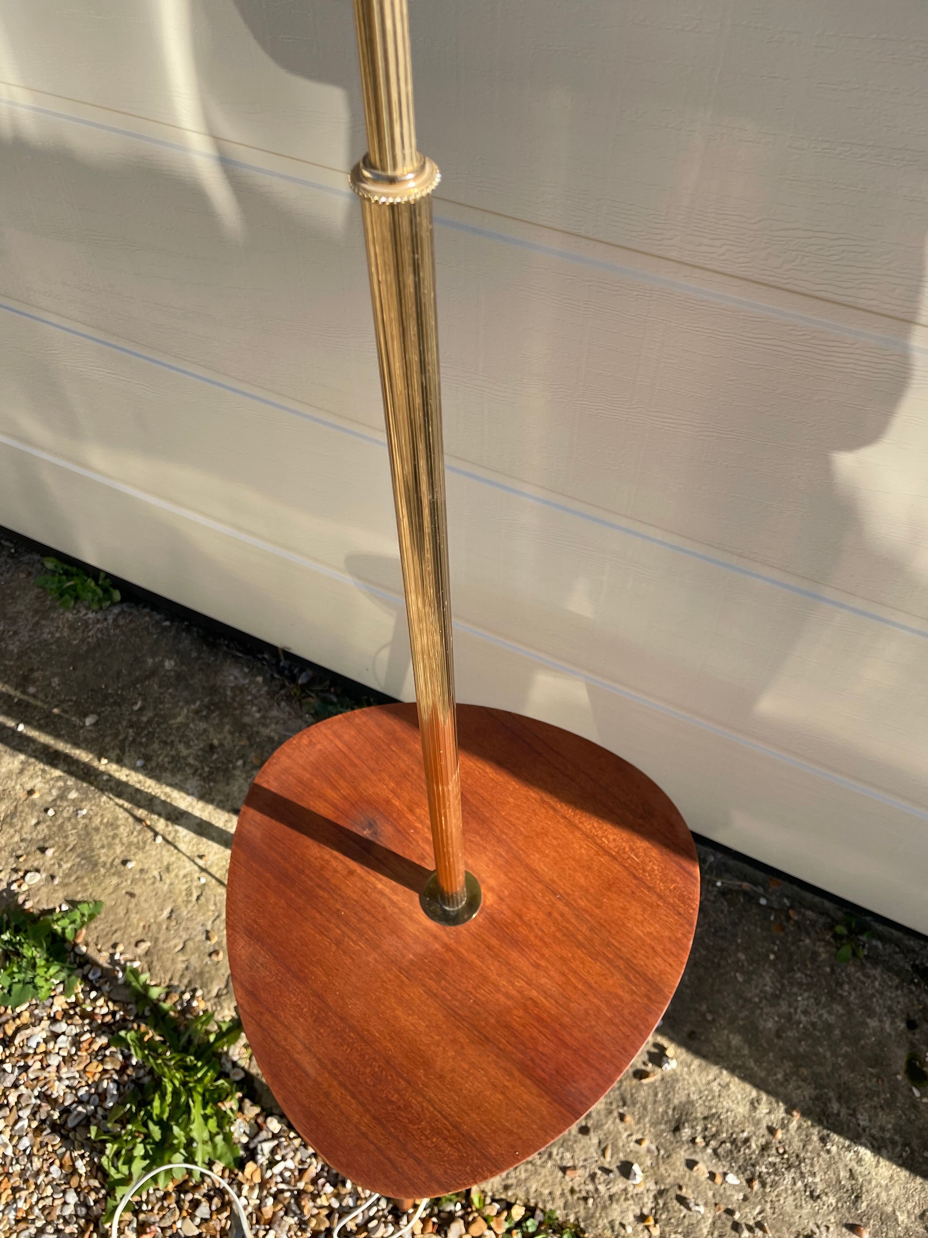 Vintage floor lamp on foot