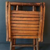 Small old folding wooden chair, 1940