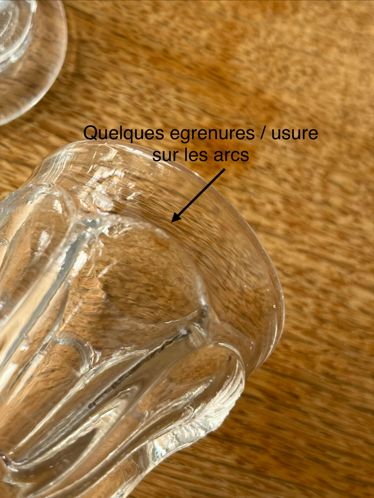 Pair of liqueur glasses 1900 known as "trompe couillon"