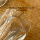 Pair of liqueur glasses 1900 known as "trompe couillon"