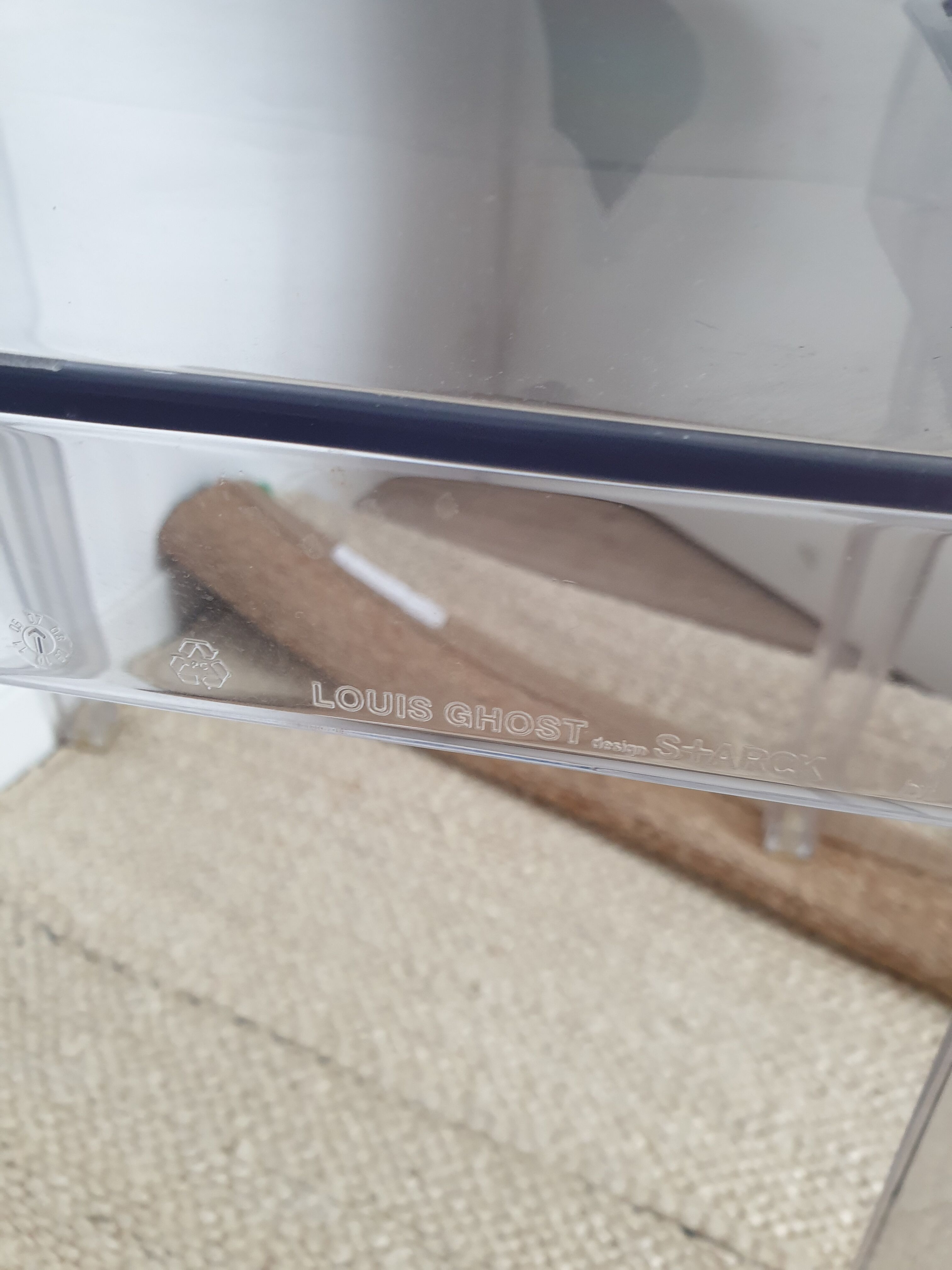 Louis Ghost chair by Philippe Starck for Kartell