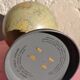Small vintage metal globe