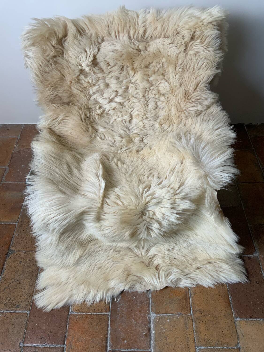 Vintage goatskin