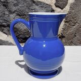 Blue ceramic pitcher Emile Henry