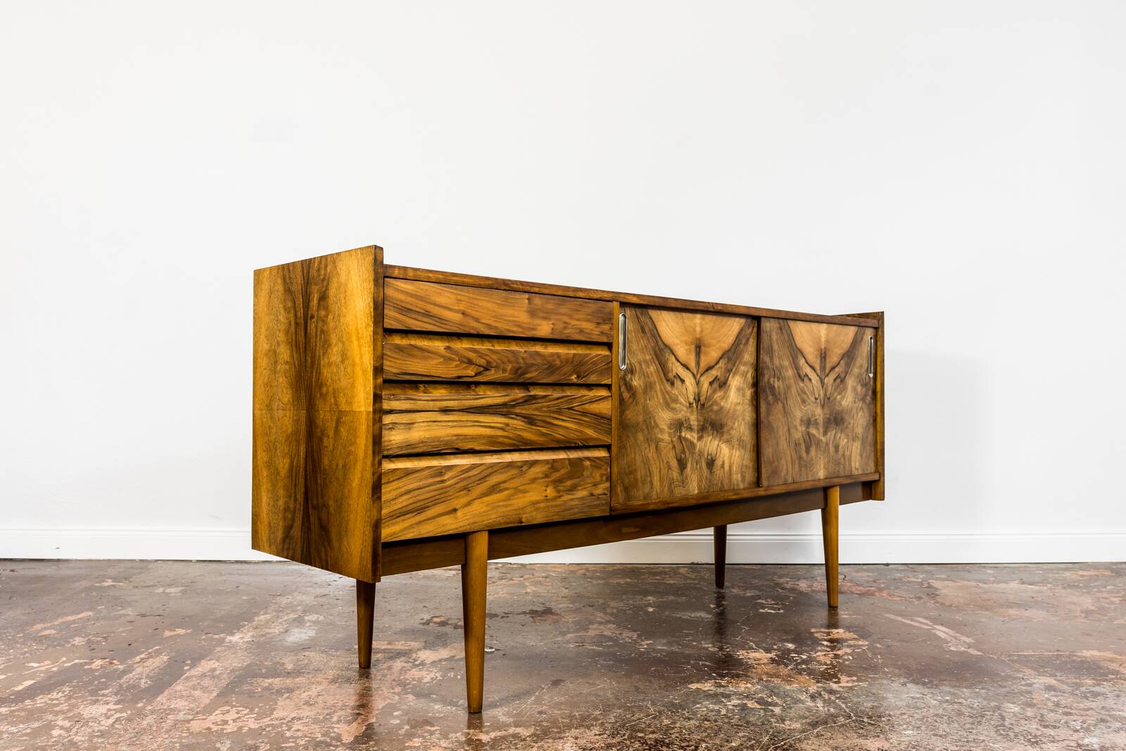 Mid Century Sideboard By Bytomskie Fabryki Mebli, Poland, 1960's