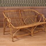 Rattan bench