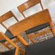 'Abstracta' set of 6 dining chairs – Jos De Mey for Van den Berghe – Pauvers