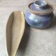 Vintage glazed stoneware set signed Béceleuf