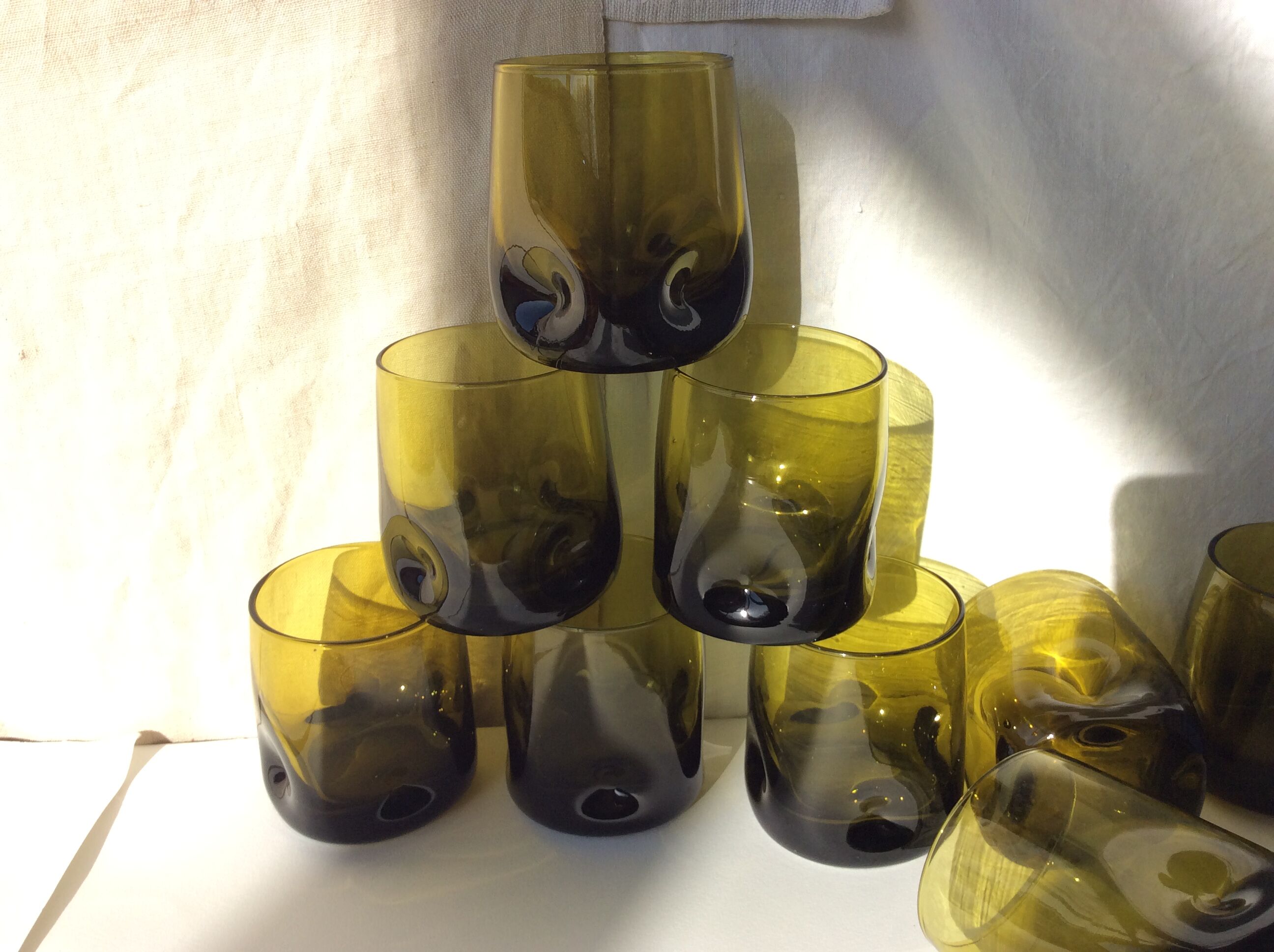 Set of 12 vintage glasses