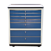German dental cabinet in steel by Baisch, 1960s