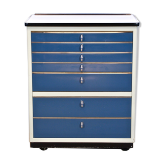 Armoire dentaire allemande en acier par Baisch années 1960