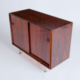 Mid century rosewood sideboard on aluminium legs, danish 1960’s