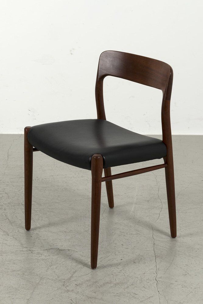 Model 75 Chairs by Niels Otto N. O. Møller, Set of 3