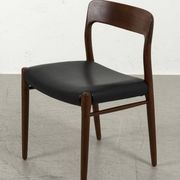 Model 75 Chairs by Niels Otto N. O. Møller, Set of 3