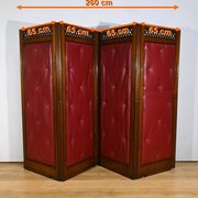 Four-Panel Mahogany Screen – First Part 20th Century