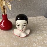 Coquetier and salt shaker Pierrot