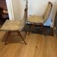 (Lot) 2 teak designer chairs (1950s)