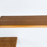 Ensemble de 2 étagères murales en teck du milieu du siècle, années 1970