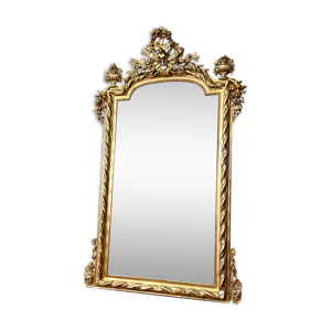 miroir à fronton XIXème
