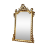 Nineteenth pedimented mirror
