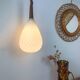 Suspension scandinave teck et opaline