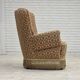 1960s, Danish armchair, furniture velour, beech wood.