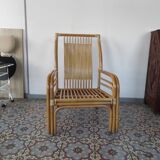 Fauteuil en rotin "Maugrion"