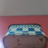 Art Nouveau matchbox in lithographed sheet metal decorated with Lustucru decoration