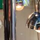 5-light vintage 70s chrome cascade pendant light