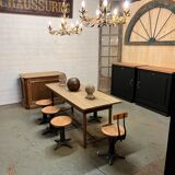 Oak bistro farmhouse table 1930