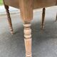 Table ronde extensible Louis Philippe XIXème à volet pliable 6 pieds 200cm