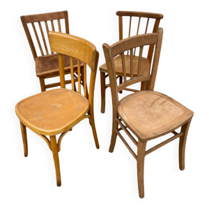 Set de 4 chaises bistrot