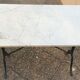 Table en marbre carrare poli