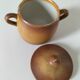 Set of three mini cocottes Pillivuyt in porcelain – 1930s-1940s