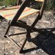 Vintage garden folding chair