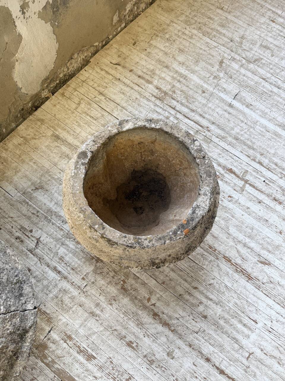 Trio of stone and cement planters, early 1900s
