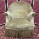 Almond green toad armchair