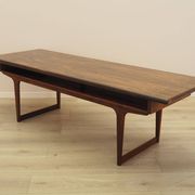 Danish rosewood coffee table with shelf, 1960s
