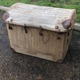 Rattan & Wicker Chest & Trunk Militaria, French Military Collection