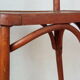 Chaise de bistrot art-nouveau en bois courbé