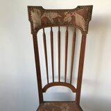 Chaise de nourrice esprit Arts and Crafts debut XXeme.