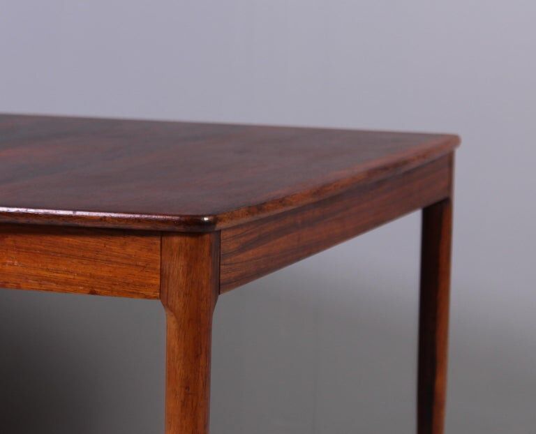 Yngvar Sandstrom rosewood table Seffle Màbelfabrik 1950s