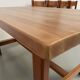 Dining table and 4 chairs, mountain furniture from the 1960s.