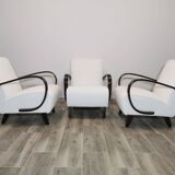 Armchairs by Jindrich Halabala, 1940s, Set of 3