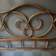 Vintage rattan headboard