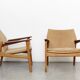 Pair Hans Olsen Easy Chairs for Verner Birkholm