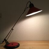 Articulated desk lamp Aluminor large model, red