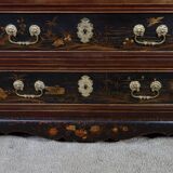 Chinese Cabinet in Lacquered Wood and Painted Wood – Early 20th Century