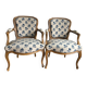 Paire de fauteuils Louis XV
